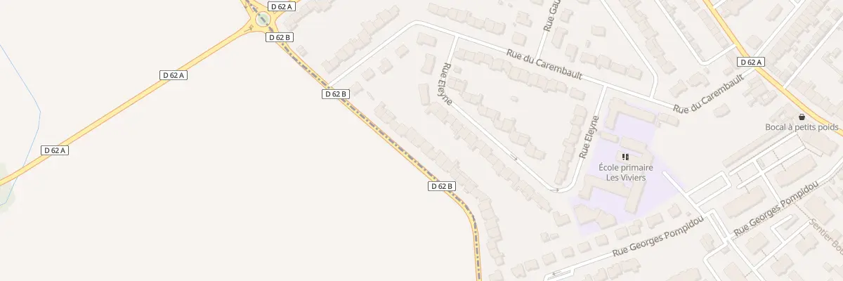 Plan du 132 Rue du Mal Foch à Phalempin