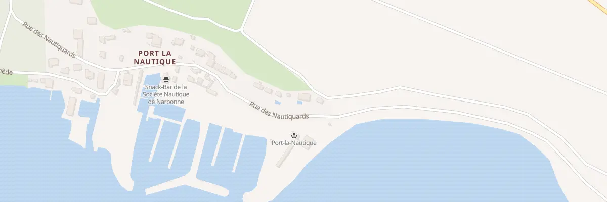 Plan du 9054 Rue des Nautiquards à Narbonne