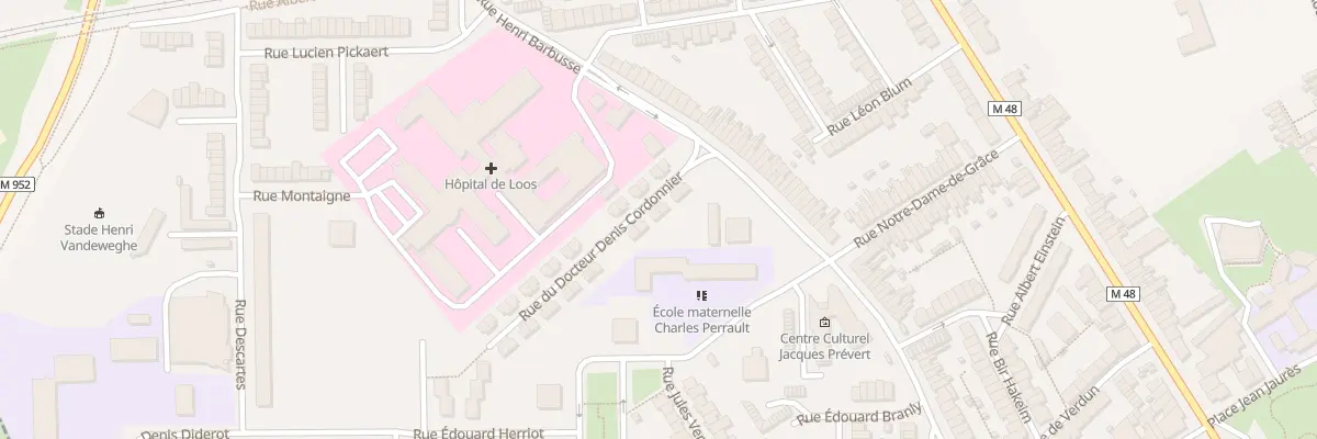 Plan du 7 Rue Doct Denis Cordonnier à Loos