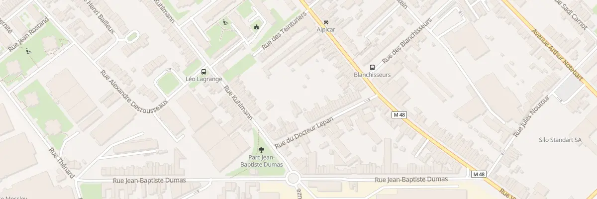 Plan du 42 Rue du Doc Lepan à Lille