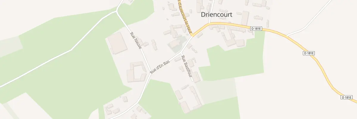 Plan du 2 Rue Bastifour à Driencourt