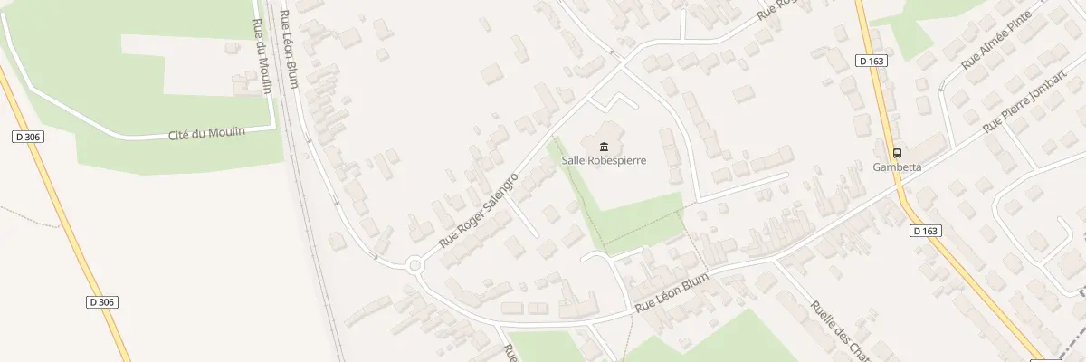Plan du 18 Rue Roger Salengro à Oignies