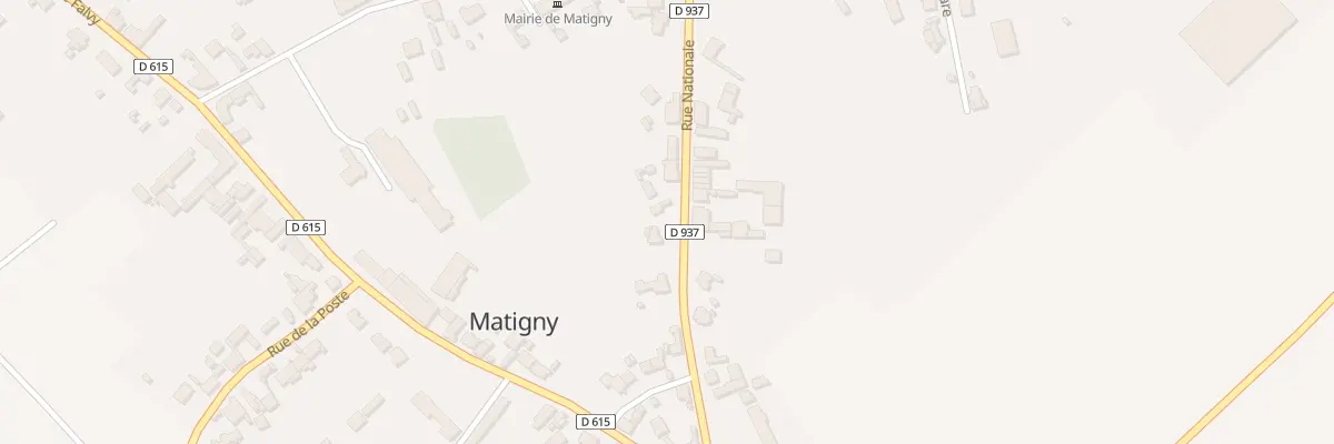 Plan du 24 Rue Nationale à Matigny