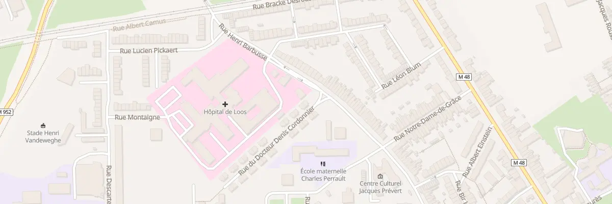 Plan du 2 Rue Doct Denis Cordonnier à Loos