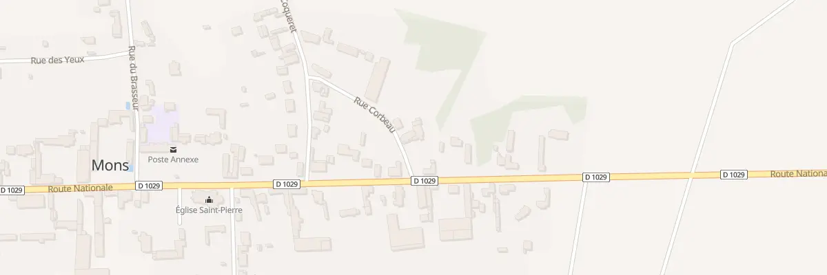 Plan du 2 Rue Corbeau à Estrées-Mons