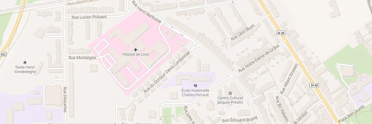 Plan du 5 Rue Doct Denis Cordonnier à Loos