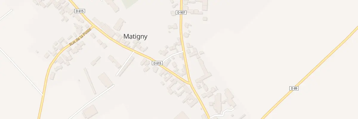 Plan du 34 Rue Nationale à Matigny