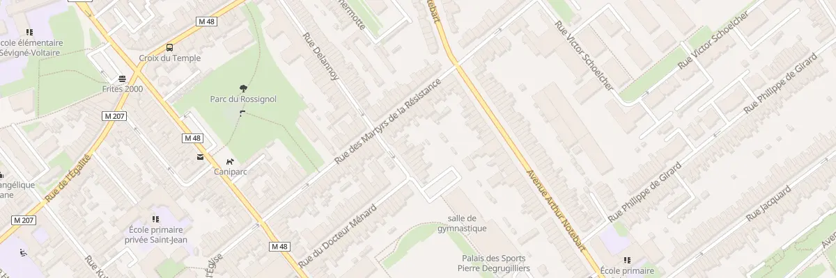 Plan du 3 Rue Condorcet Lomme à Lille