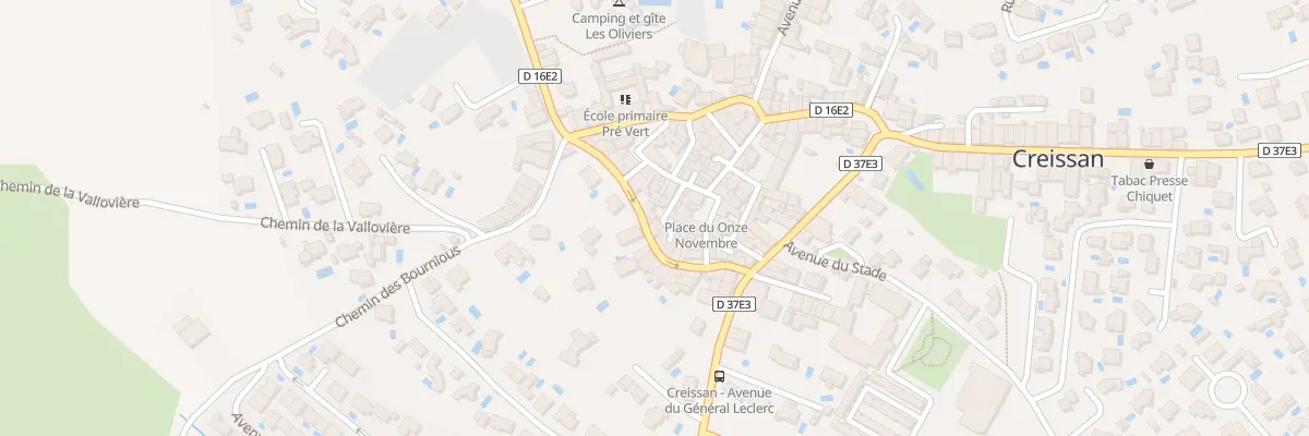 Plan du 8 Rue Vieille à Creissan