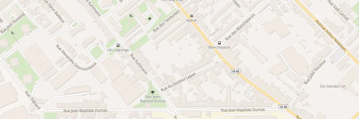 Plan du 36 Rue du Doc Lepan à Lille