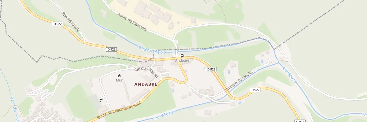 Plan du 5150 Andabre à Rosis