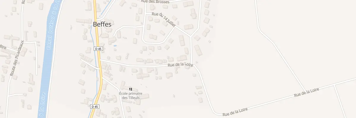 Plan du 17 Rue de la Loire à Beffes
