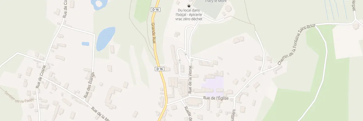 Plan du 69 Rue du Jeu d’Arc à Tracy-le-Mont