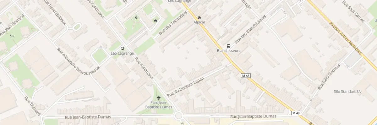 Plan du 34 Rue du Doc Lepan à Lille