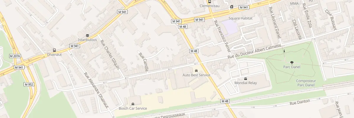 Plan du 126 Rue du Docteur Calmette à Loos