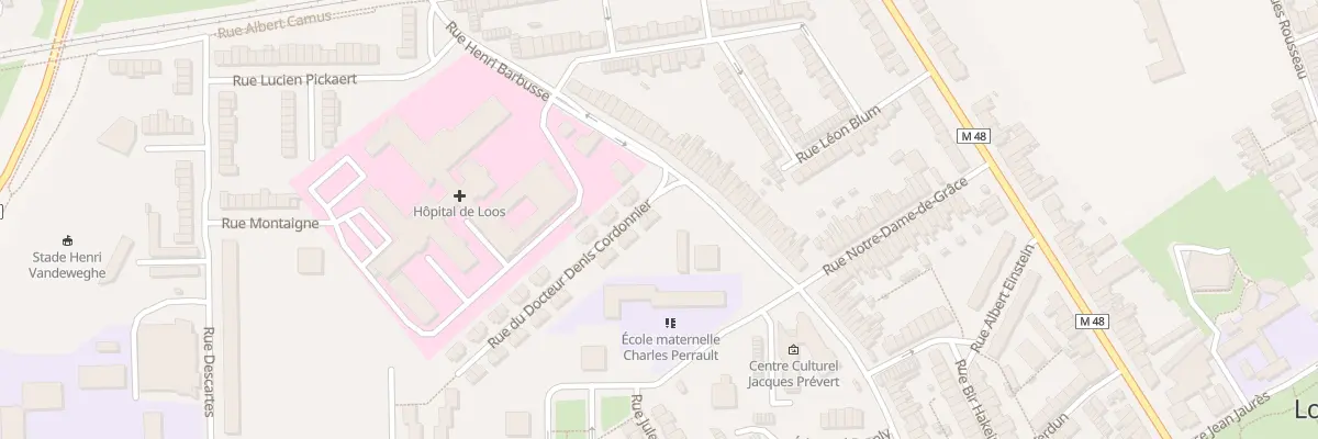 Plan du 1 Rue Doct Denis Cordonnier à Loos