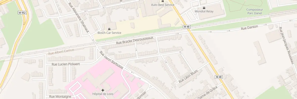 Plan du 28 Rue du Docteur Lesne à Loos