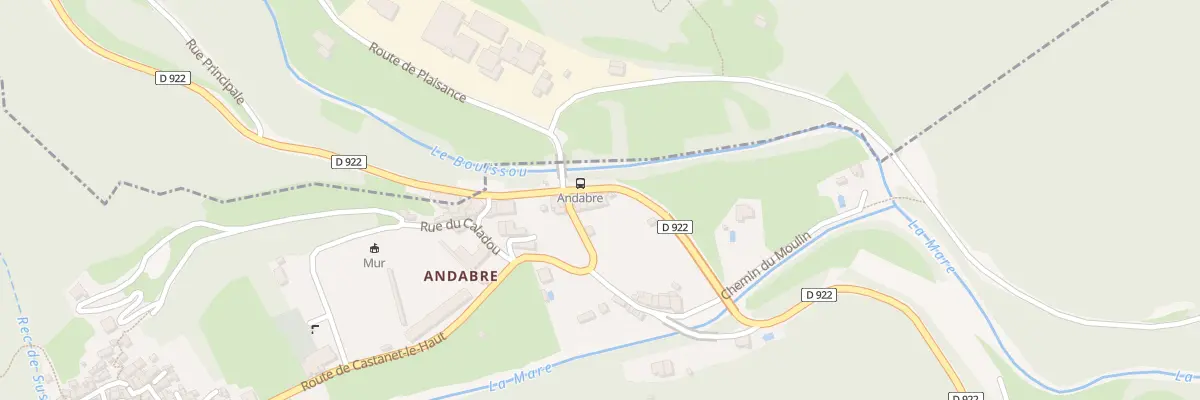 Plan du 5036 Andabre à Rosis