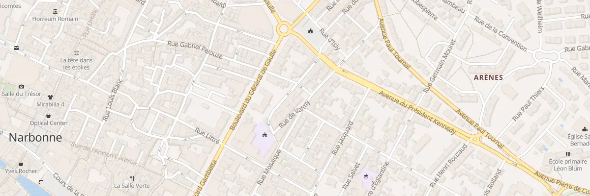 Plan du 13 Rue de Valmy à Narbonne
