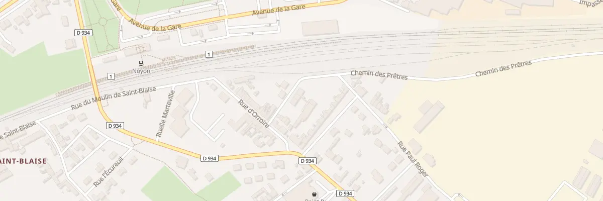Plan du 6 Rue Jeanne d’Arc à Noyon