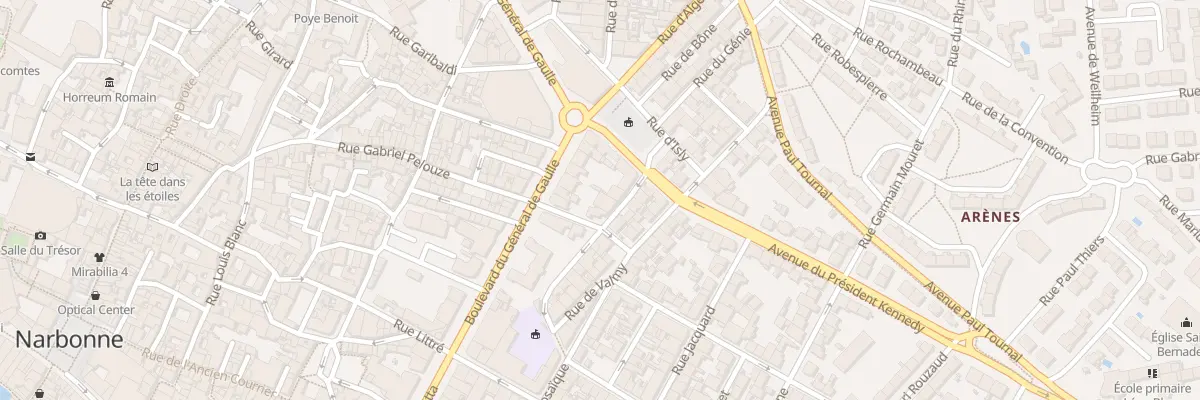 Plan du 25 Rue de la Clape à Narbonne