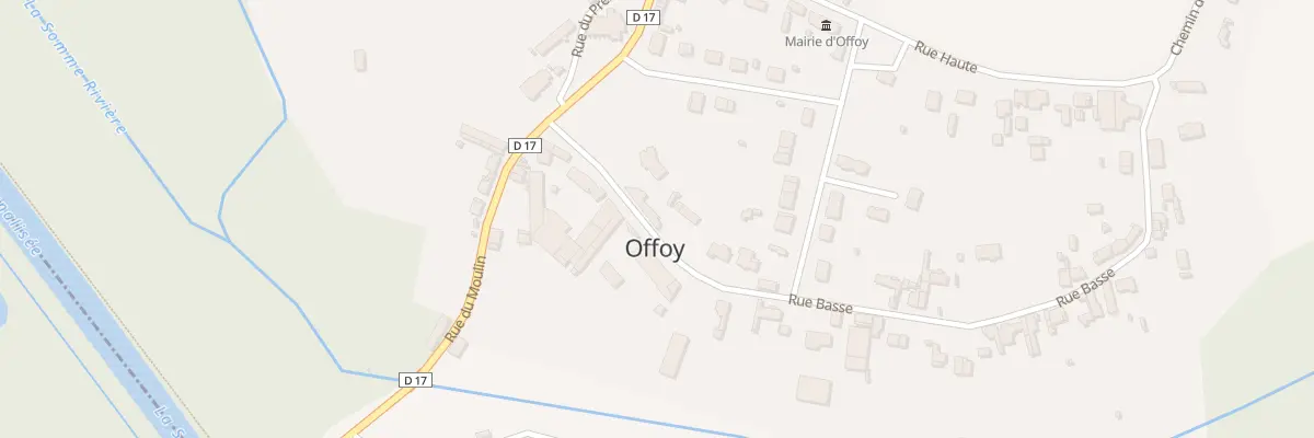 Plan du 1B Rue Basse à Offoy