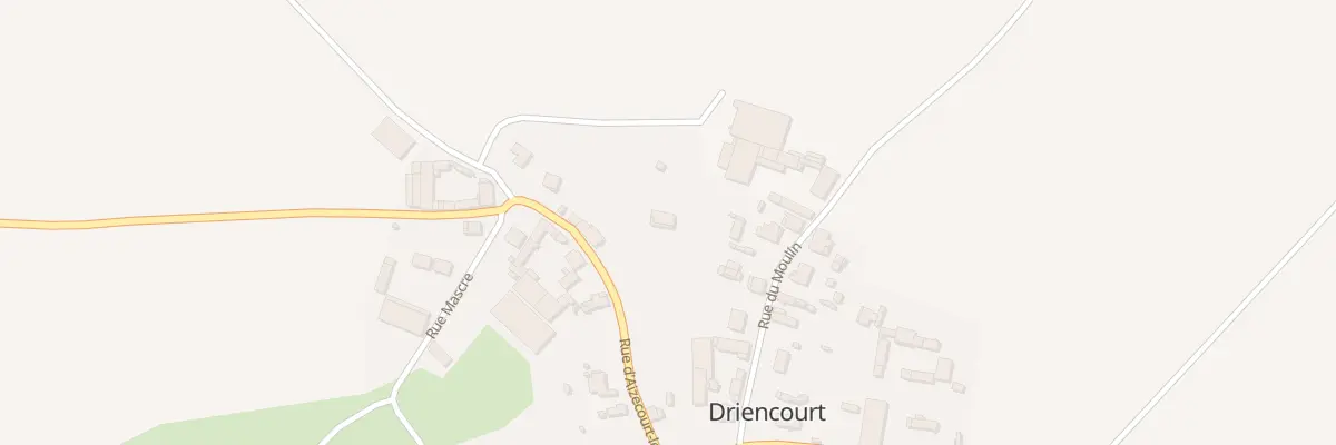 Plan du 6 Rue d’Aizecourt le haut à Driencourt