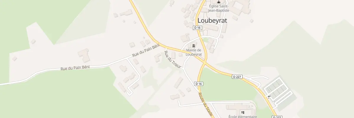 Plan du 5001 Le Bourg à Loubeyrat