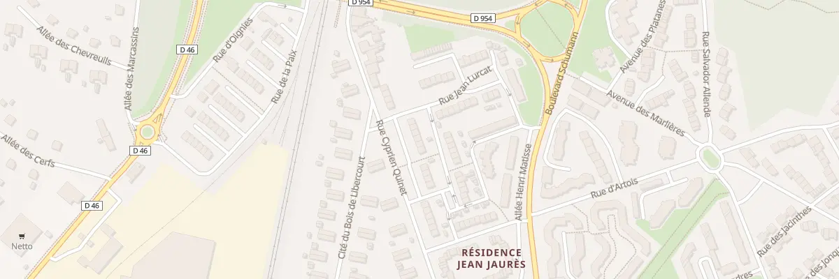 Plan du 32 Rue Jean-Baptiste Delobel à Libercourt