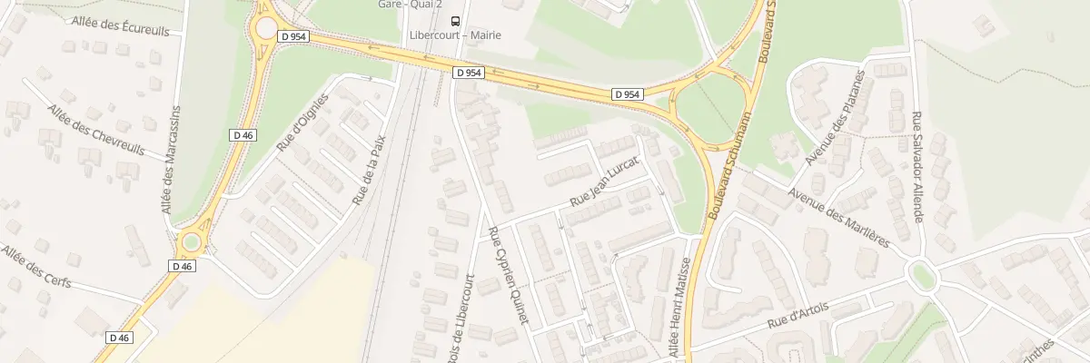 Plan du 21 Rue Jean Lurcat à Libercourt