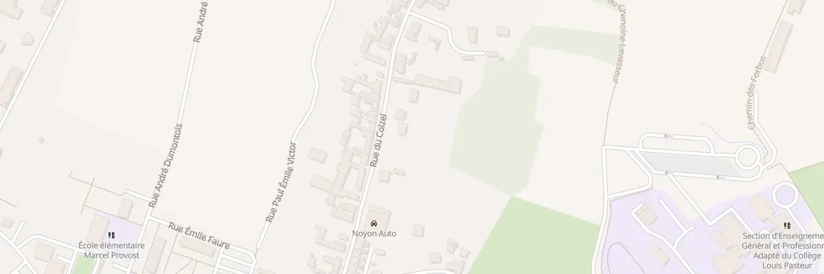 Plan du 600 Rue du Coizel à Noyon
