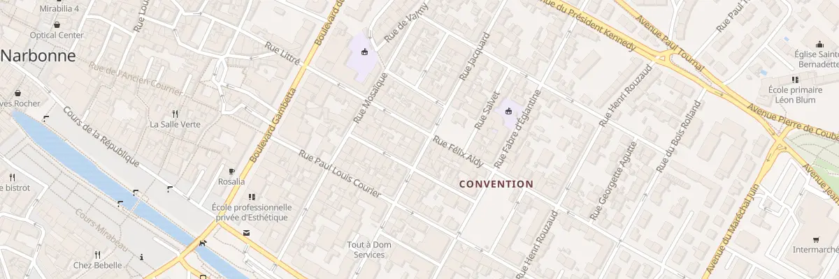 Plan du 25 Rue Jacquard à Narbonne