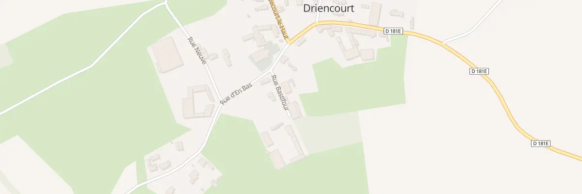 Plan du 1B Rue Bastifour à Driencourt