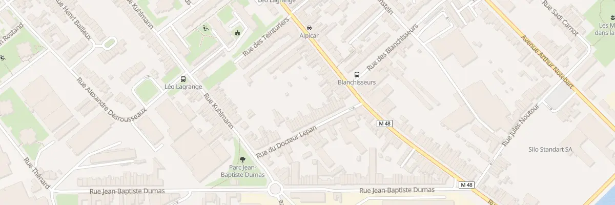 Plan du 26 Rue du Doc Lepan à Lille