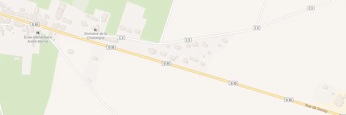 Plan du 45 Rue de Donzy à Pougny
