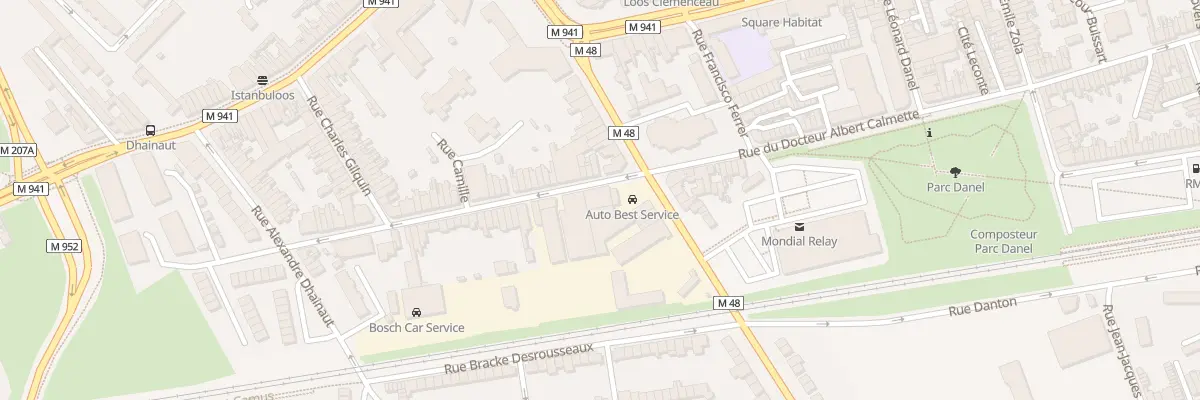 Plan du 109 Rue du Docteur Calmette à Loos