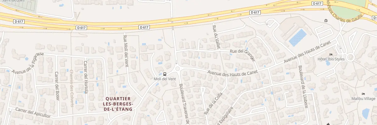 Plan du 104 Av des Hauts de Canet à Canet-en-Roussillon