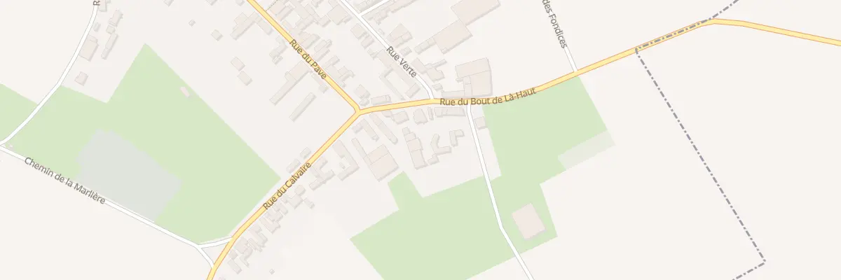 Plan du 8 Rue du Bout de la Haut à Dury