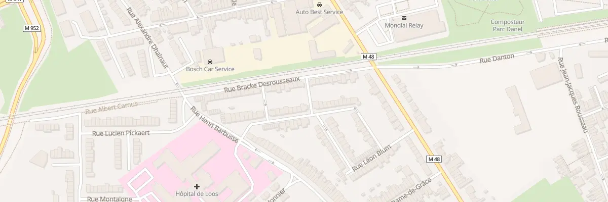 Plan du 22 Rue du Docteur Lesne à Loos