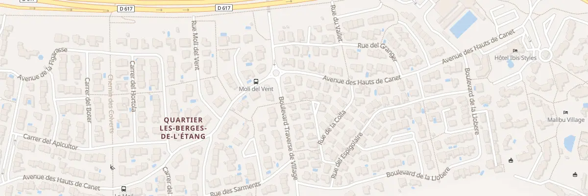 Plan du 5 Bd Traverse du Village à Canet-en-Roussillon