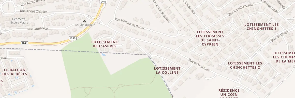 Plan du 2 Rue du Portugal à Saint-Cyprien