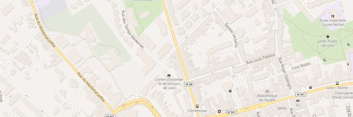 Plan du 159 Rue Georges Clemenceau à Loos