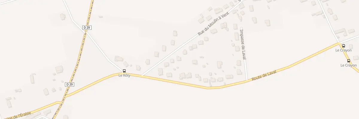 Plan du 33 Rue du Moulin à Vent à Salins