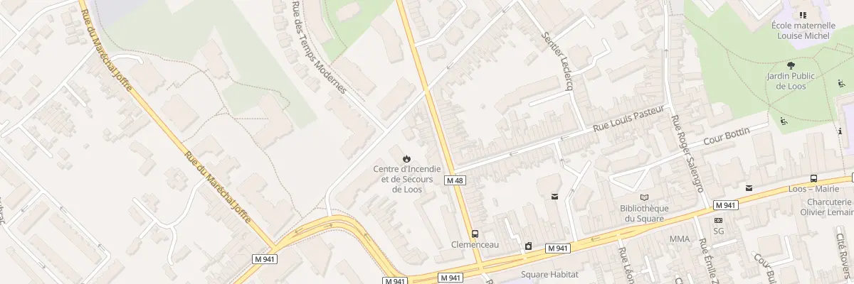 Plan du 135 Rue Georges Clemenceau à Loos