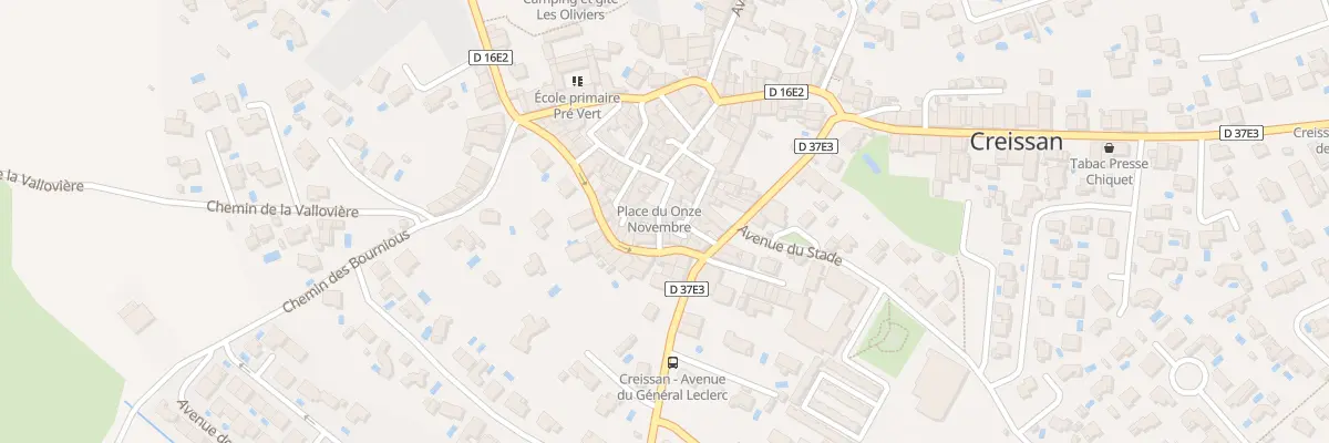 Plan du 2 Rue Lamartine à Creissan