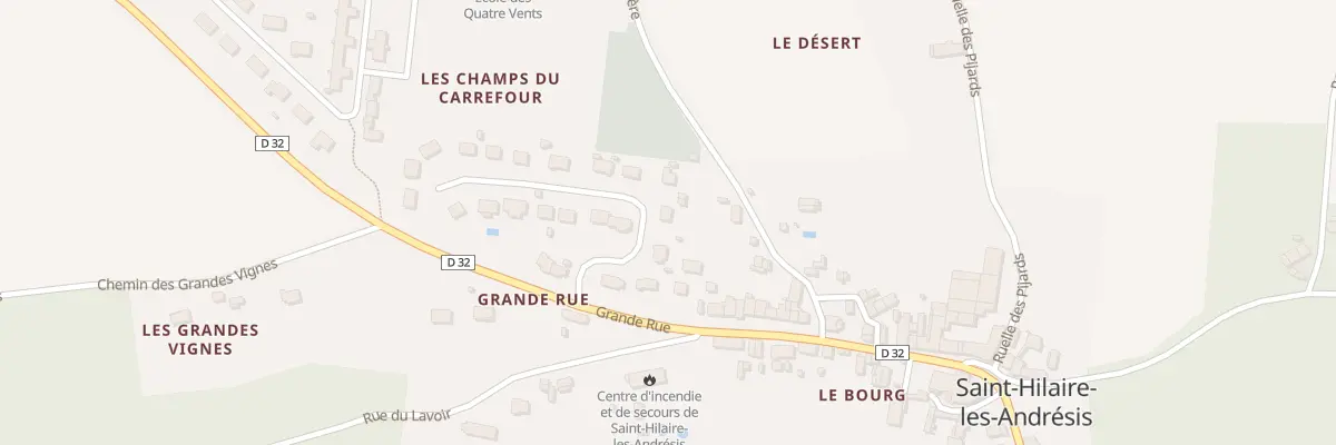 Plan du 8 Imp du Champs du Carrefour à Saint-Hilaire-les-Andrésis