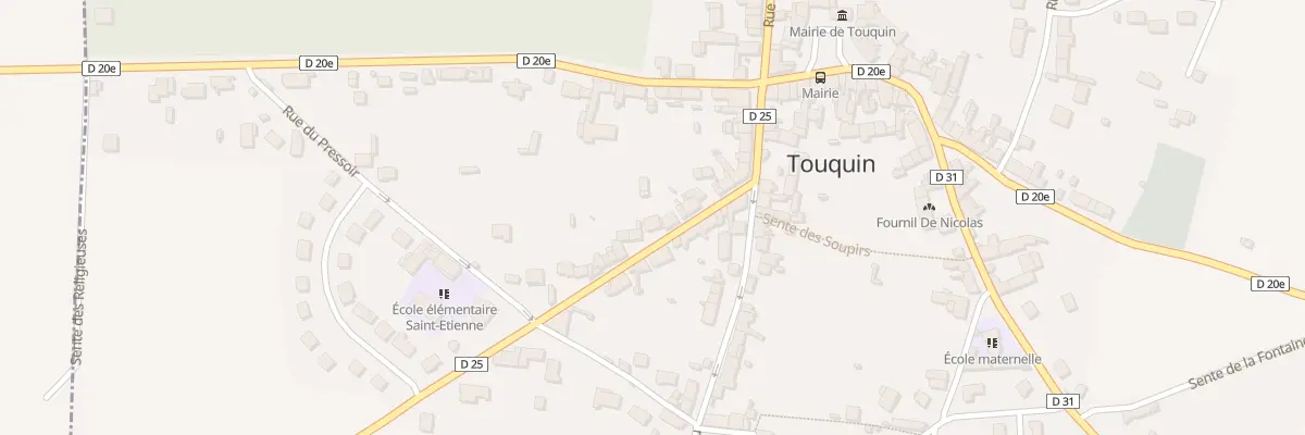 Plan du 12 Rue du Château d’Eau à Touquin