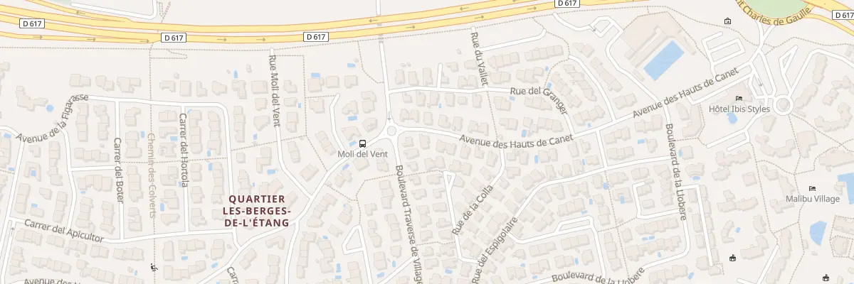 Plan du 101 Av des Hauts de Canet à Canet-en-Roussillon