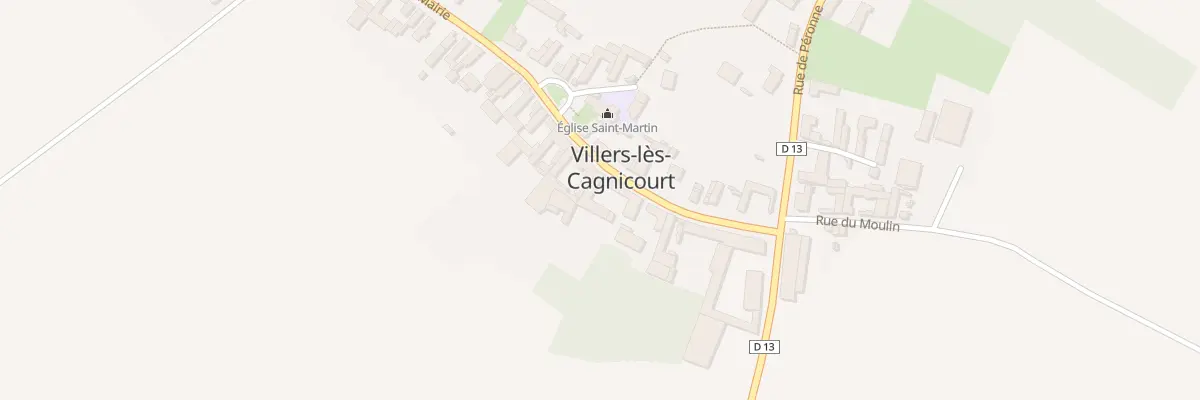 Plan du 5 Rue de la Mairie à Villers-lès-Cagnicourt