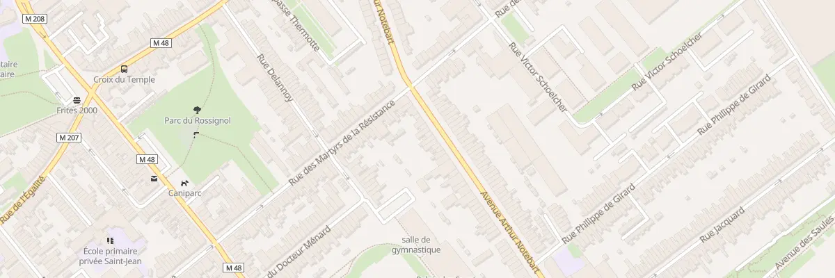 Plan du 128 Av Arthur Notebart à Lille